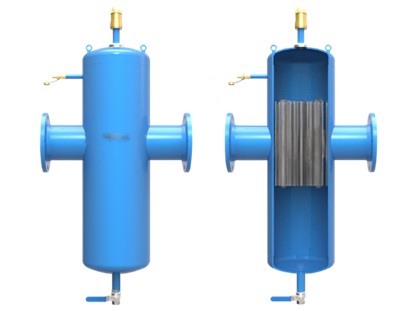 Paket Denge Tankları (Hava Ayırıcı+Tortu Tutucu Denge Tankı Flanşlı)